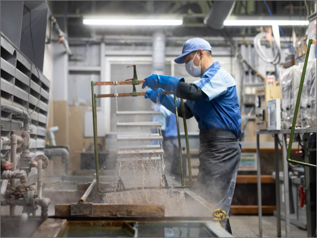 アルマイト加工全般にワンストップで対応